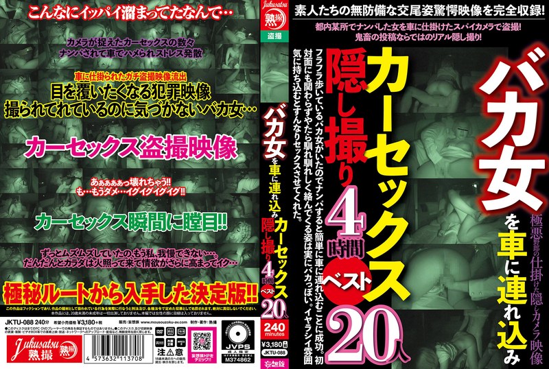 【無料体験】 バカ女を車に連れ込みカーセックス隠し撮り4時間ベスト20人